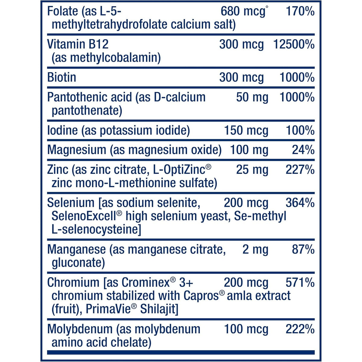 Life Extension Multivitamínico 60 Tabletas