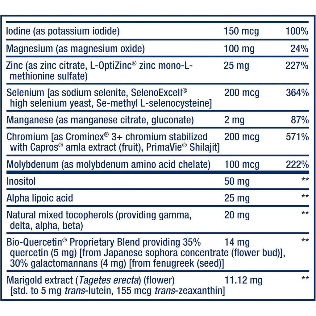 Life Extension Multivitamínico 60 Tabletas
