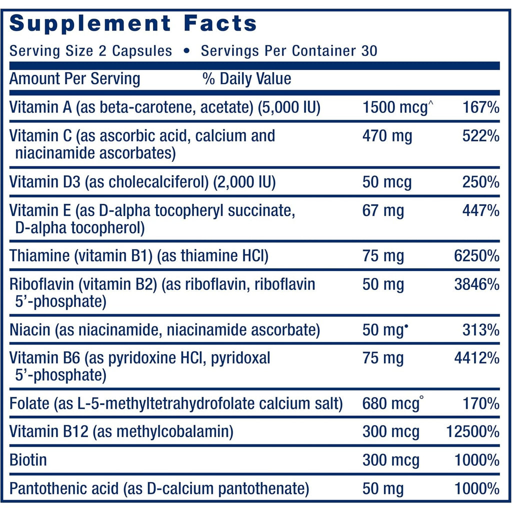 Life Extension Multivitamínico 60 Tabletas