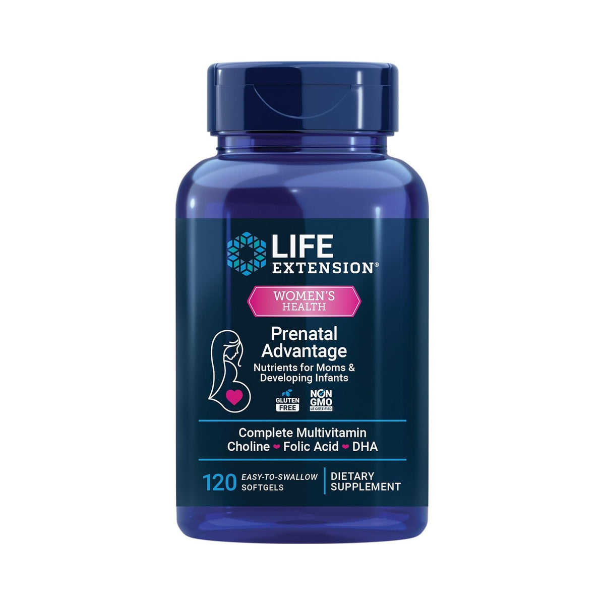 Life Extension Prenatal 120 Cápsulas Blandas