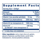 Life Extension Super K Vitamina K1, K2 MK-4 y MK-7 90 Cápsulas Blandas