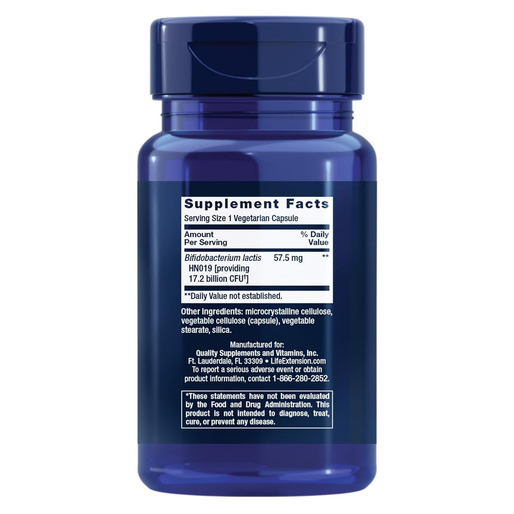 Life Extension Florassist Daily Bowel Regularity Probiótico 30 Cápsulas Vegetales