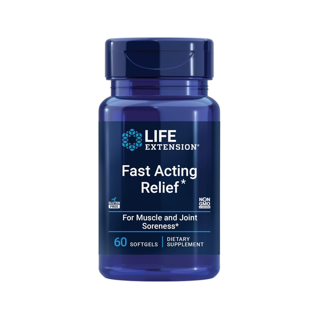 Life Extension Fast Acting Relief 60 Cápsulas Blandas