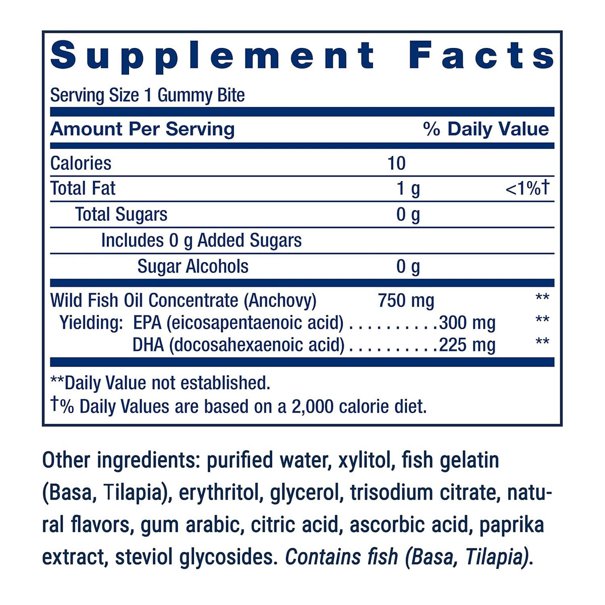 Life Extension Omega-3 Aceite de Pescado Gummy Bites 36 Gomitas Tropical