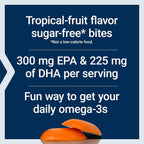 Life Extension Omega-3 Aceite de Pescado Gummy Bites 36 Gomitas Tropical