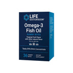 Life Extension Omega-3 Aceite de Pescado Gummy Bites 36 Gomitas Tropical