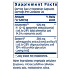 Life Extension Ashwagandha Plus Calm & Focus 60 Cápsulas Vegetales