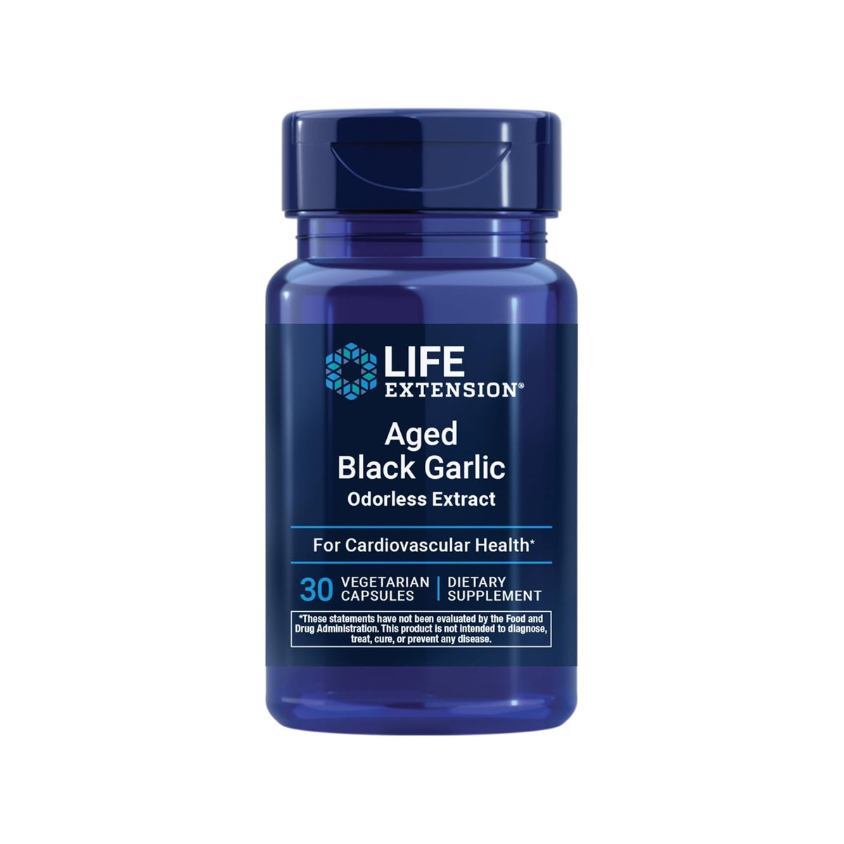 Life Extension Ajo Negro Añejado 500 mg 30 Cápsulas Vegetales