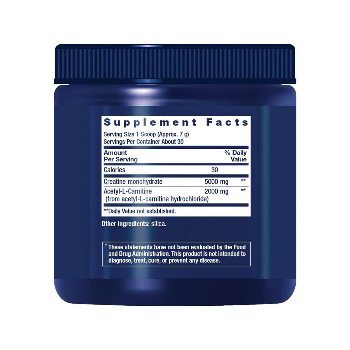 Life Extension Creatina y Acetil-L-Carnitina Energy Plus 231 g Polvo