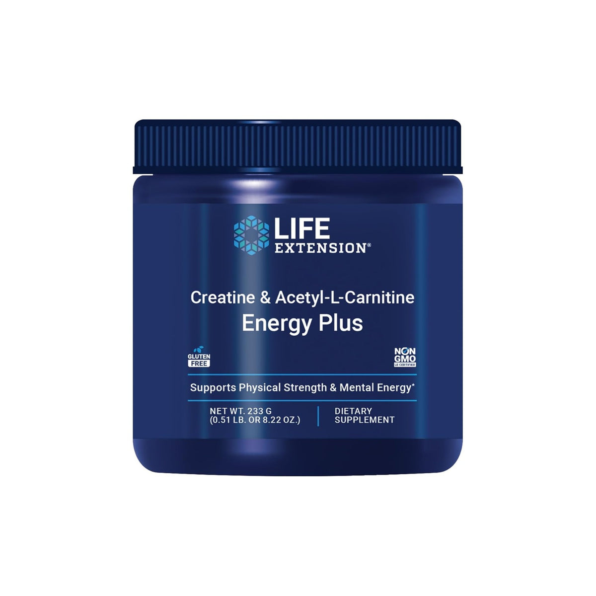 Life Extension Creatina y Acetil-L-Carnitina Energy Plus 231 g Polvo