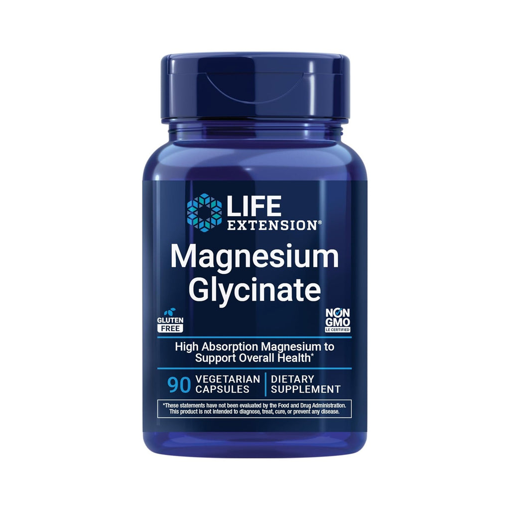 Life Extension Glicinato de Magnesio 105 mg 90 Cápsulas