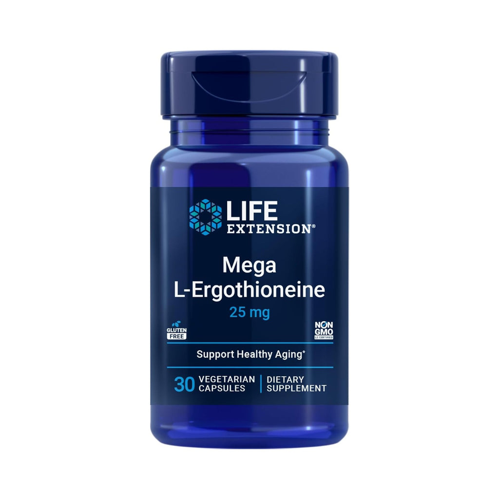 Life Extension Mega L-Ergotioneína 25 mg 30 Cápsulas Vegetales