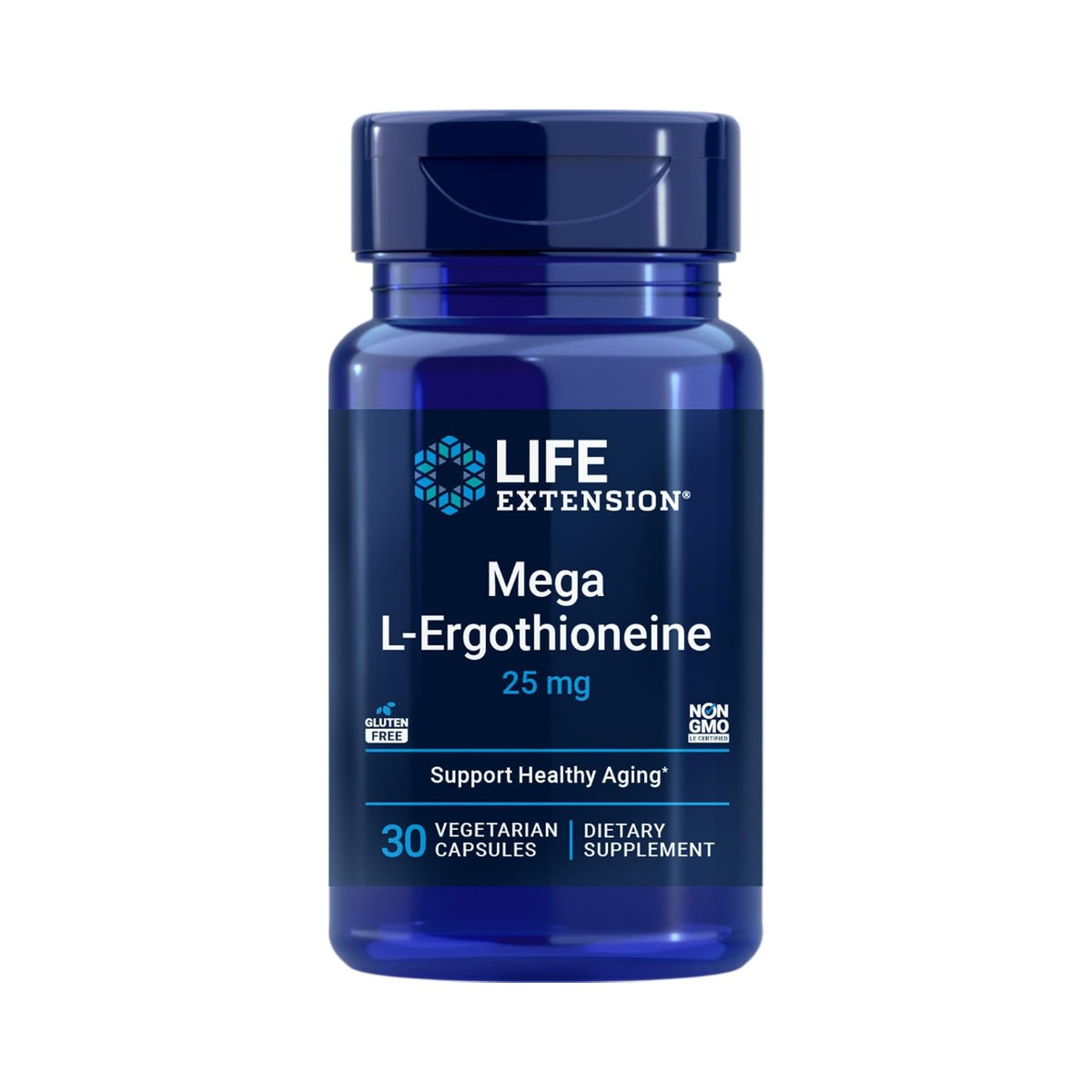 Life Extension Mega L-Ergotioneína 25 mg 30 Cápsulas Vegetales
