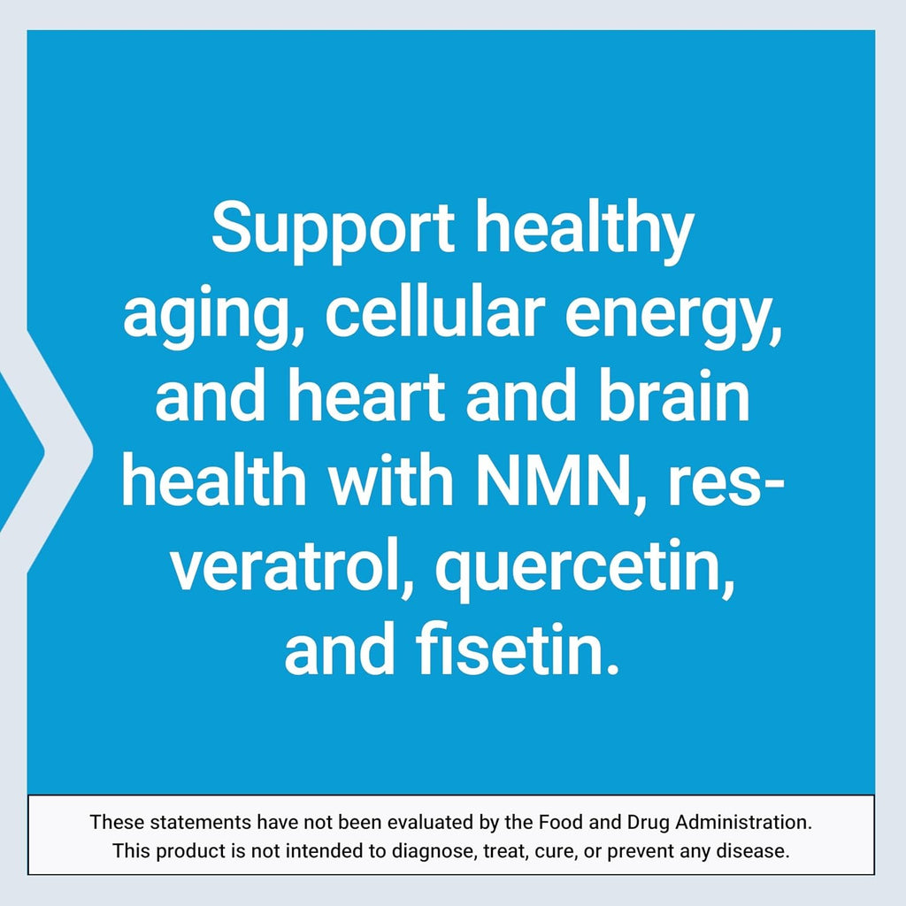 Life Extension Optimized NAD+ Cell Support NMN con Resveratrol Elite 300 mg 90 Cápsulas Vegetales