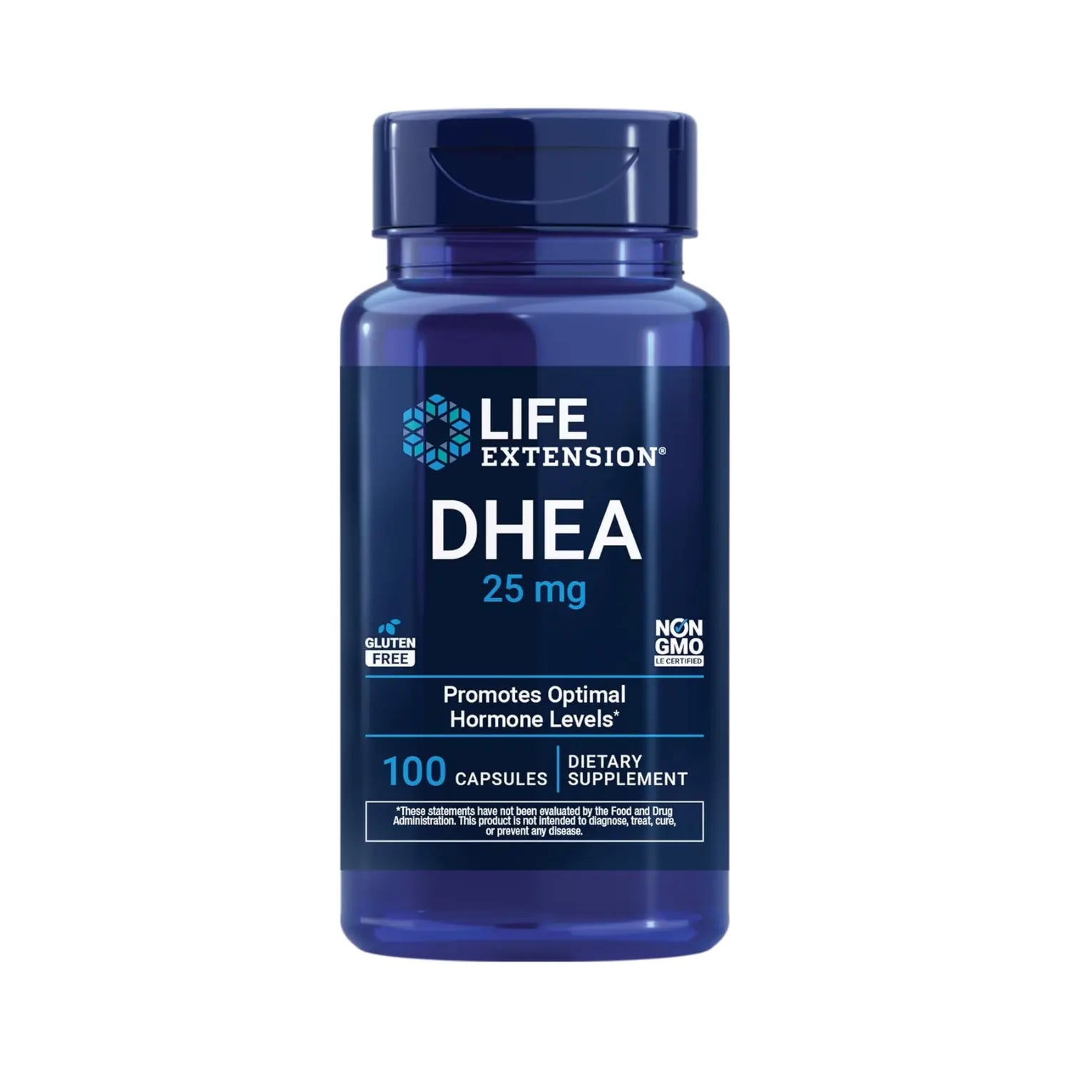 Life Extension, Dhea, 25 Mg, 100 Cápsulas Sfn