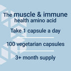 Life Extension L-Glutamina 500 mg 100 Cápsulas Vegetales