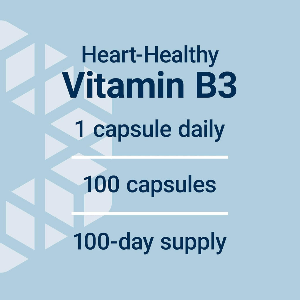 Life Extension Vitamina B3 Niacina 500 mg 100 Cápsulas