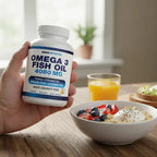 Arazo Nutrition Omega 3 Fish Oil | 120 Cápsulas Blandas | 2250 mg de Omega 3 | EPA y DHA | Salud Cardiovascular | Suplemento Alimenticio