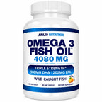 Arazo Nutrition Omega 3 Fish Oil | 120 Cápsulas Blandas | 2250 mg de Omega 3 | EPA y DHA | Salud Cardiovascular | Suplemento Alimenticio