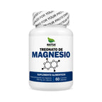 NATSA Treonato de Magnesio 1000 mg 60 Cápsulas | Sabor Natural | 30 Porciones | 80 mg de Magnesio Elemental por Porción | Apoyo al sistema nervioso y función muscular | Suplemento alimenticio