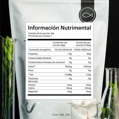 Sesen Marino | Colágeno Hidrolizado con Péptidos Bioactivos | 240 g | Piel y Articulaciones | Suplemento Alimenticio
