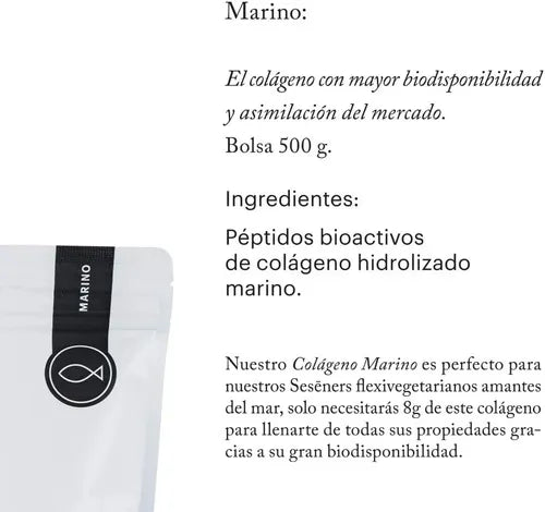Sesen Marino | Colágeno Hidrolizado con Péptidos Bioactivos | 240 g | Piel y Articulaciones | Suplemento Alimenticio