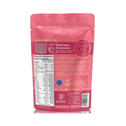Capri Lac Colageno + Proteina De Leche De Cabra 1 Kg Sfn fresa