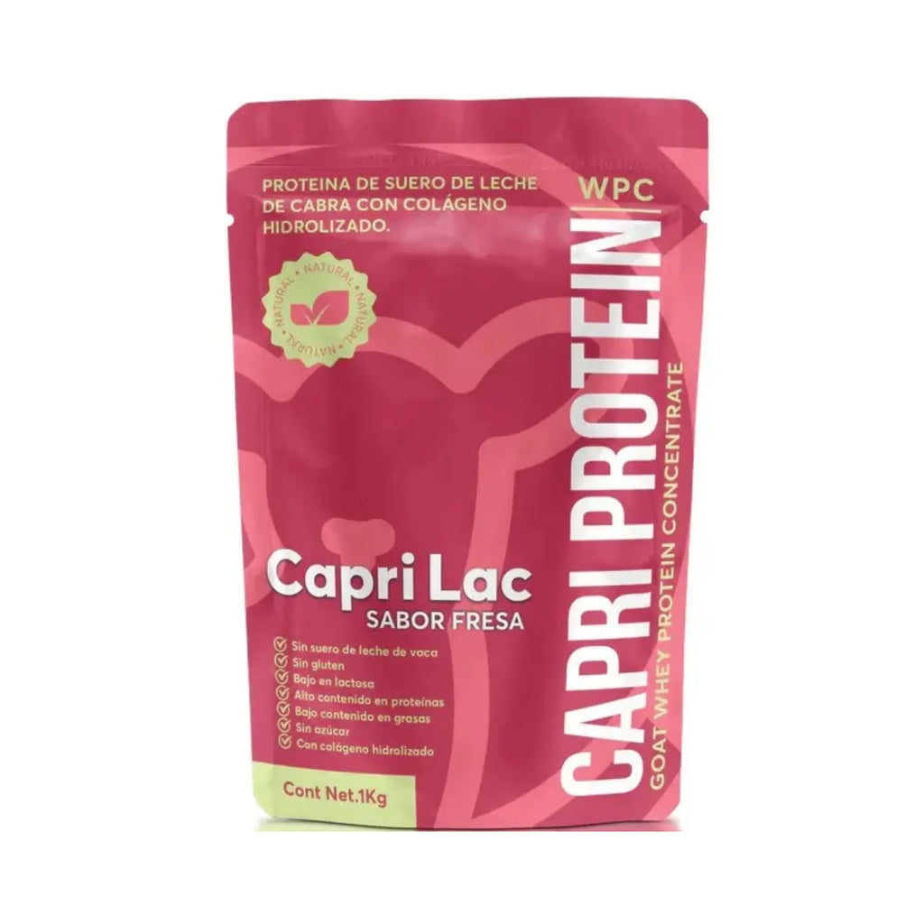 Capri Lac Colageno + Proteina De Leche De Cabra 1 Kg Sfn fresa