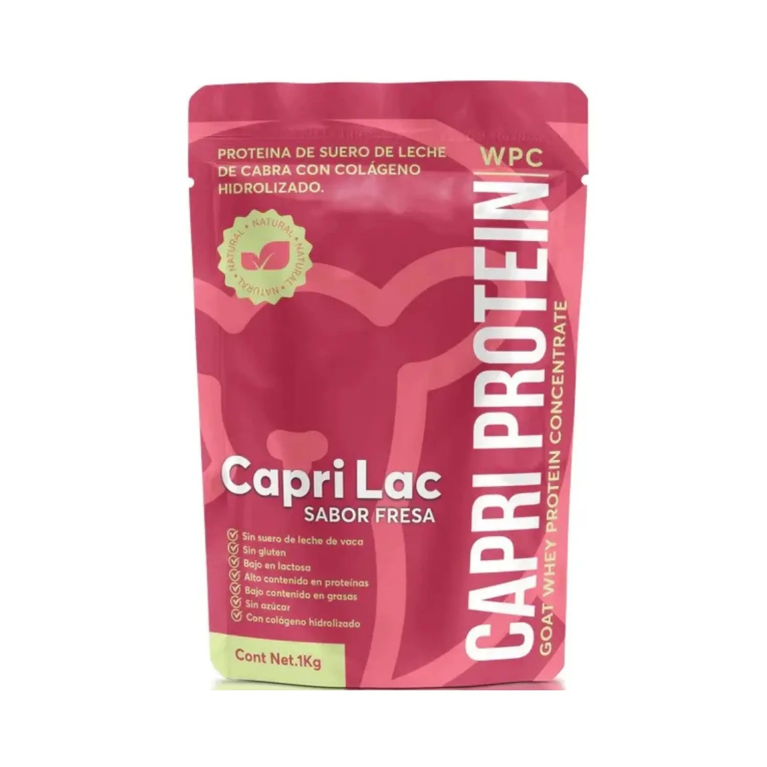 Capri Lac Colageno + Proteina De Leche De Cabra 1 Kg Sfn fresa