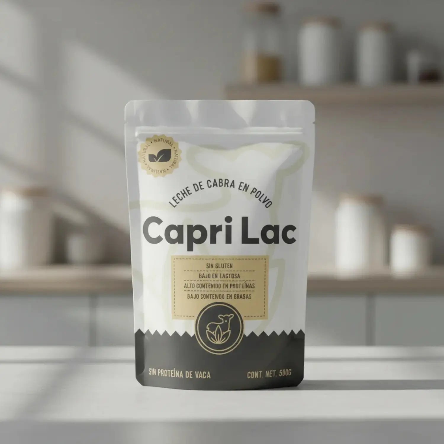 Capri Lac Leche de Cabra en Polvo Gluten Free 500 grs sfn