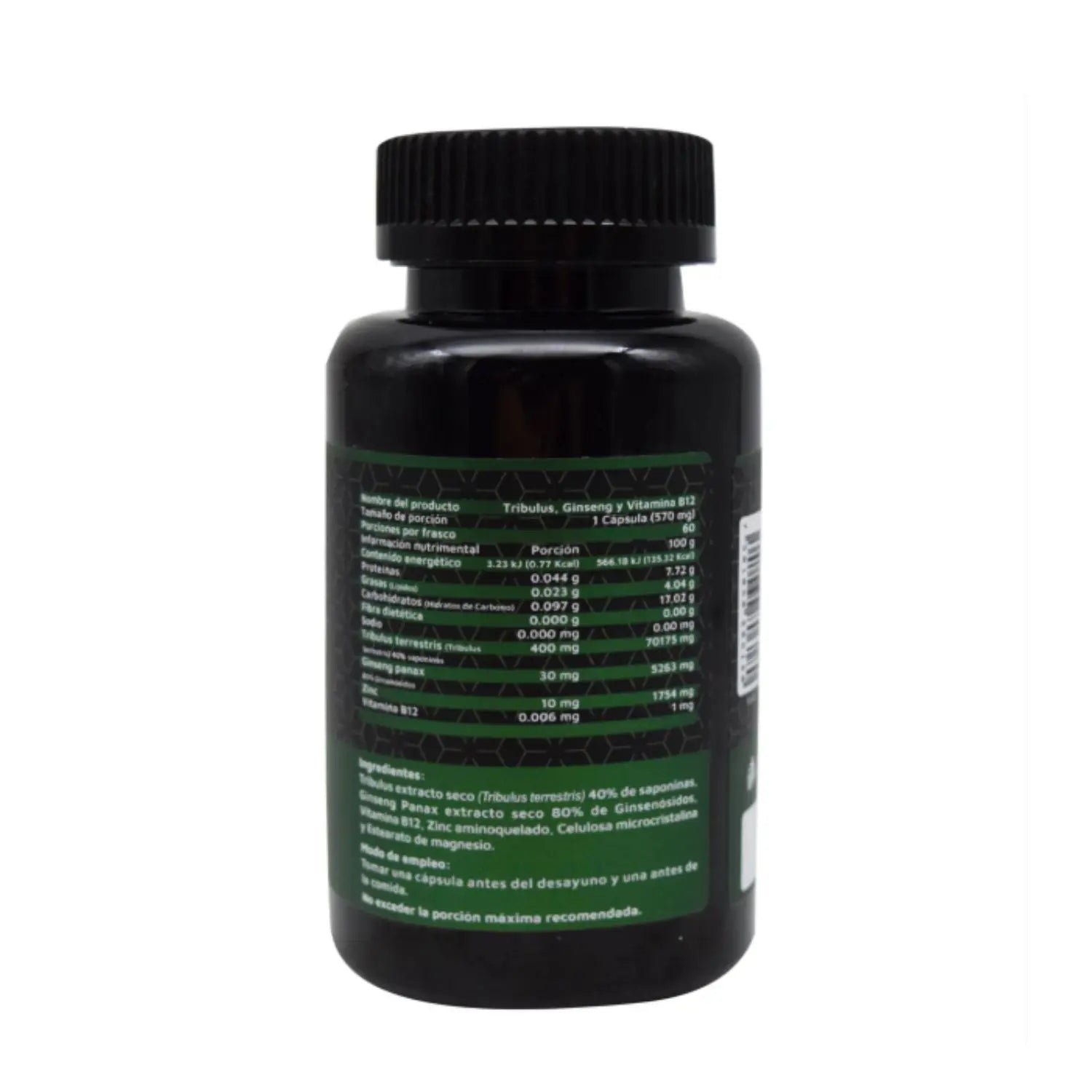HIGH POWER TRIBULUS GINSENG Y VITAMINA B 12 60 CAP HIGH POWER