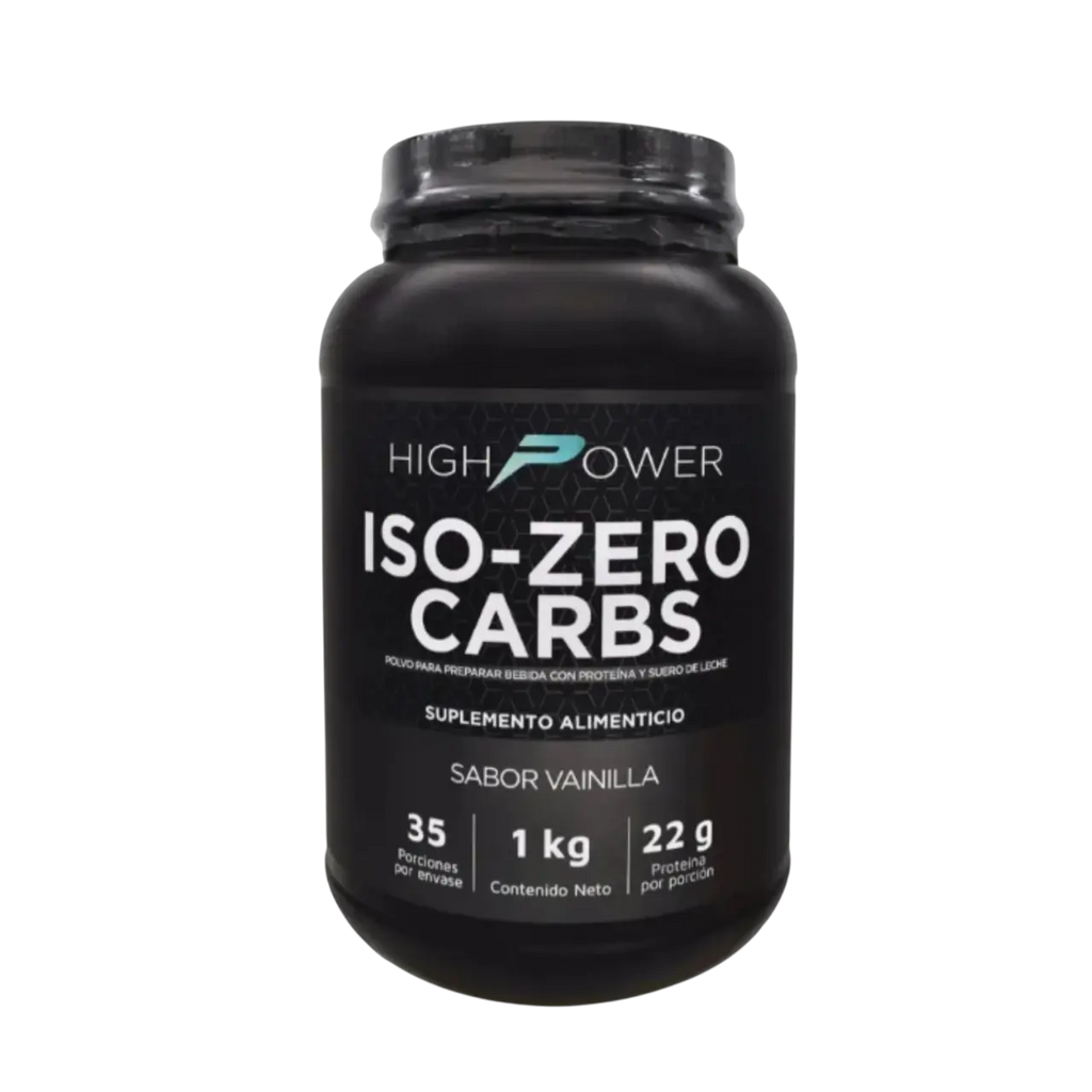 HIGH POWER ZERO CARBS PROTEINA AISLADA AL 90 PORCIENTO 2 LBS HIGH POWER
