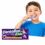 DENTOBAC KIDS PASTA DENTAL PARA NIÑOS CON FLUOR SABOR UVA 60 ML (75GR)