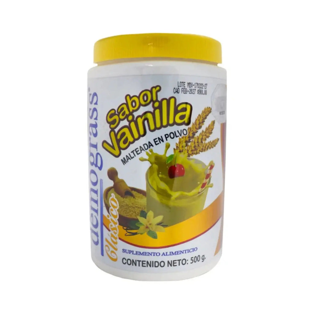 Malteada Demograss Clasico 500 Gr Hoy Sabor Vainilla