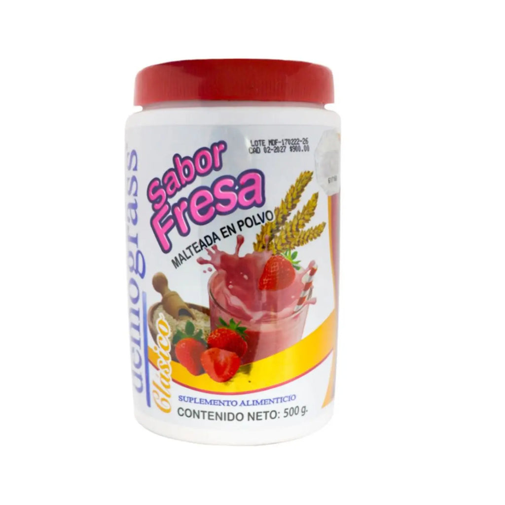Malteada Demograss Clasico 500 Gr Hoy Sabor Fresa