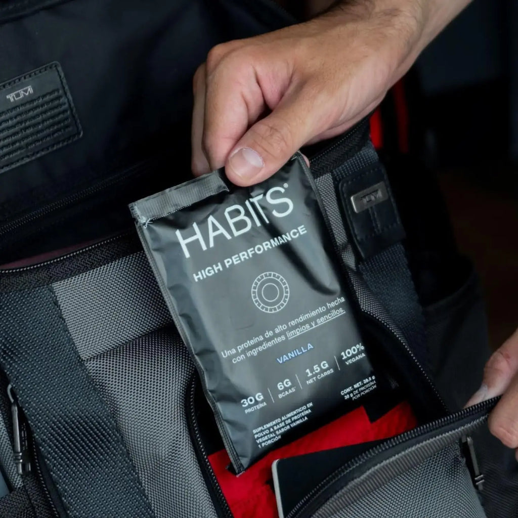 Habits Proteína Vegana By Checo Perez 16 sachets de 39gr Sfn vainilla