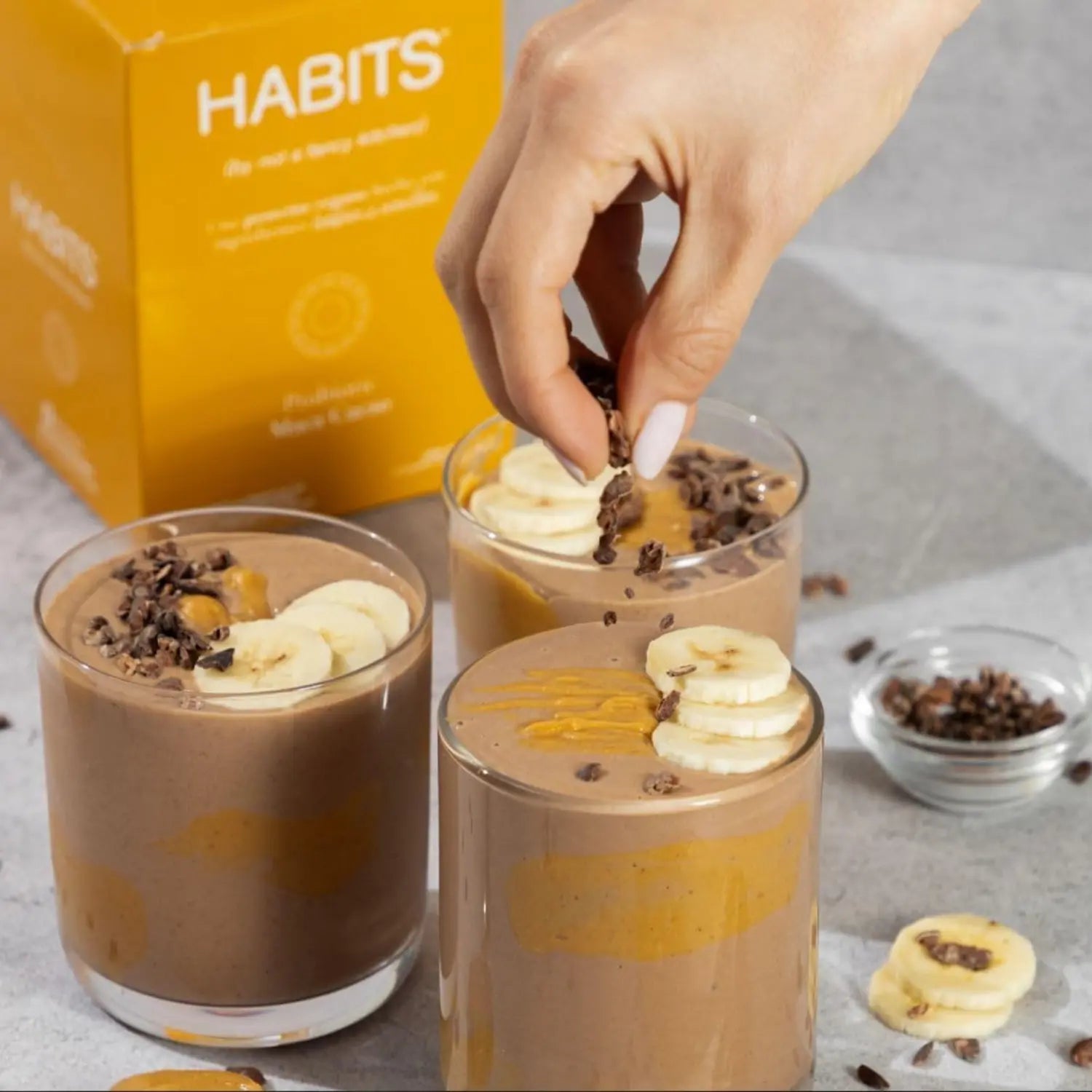 Habits Proteína Vegana Probioticos 16 Sachets De 30.5gr Sfn MACA CACAO