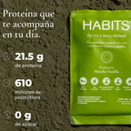 Habits Proteína Vegana Probioticos 16 Sachets De 30.5gr Sfn MATCHA VAINILLA