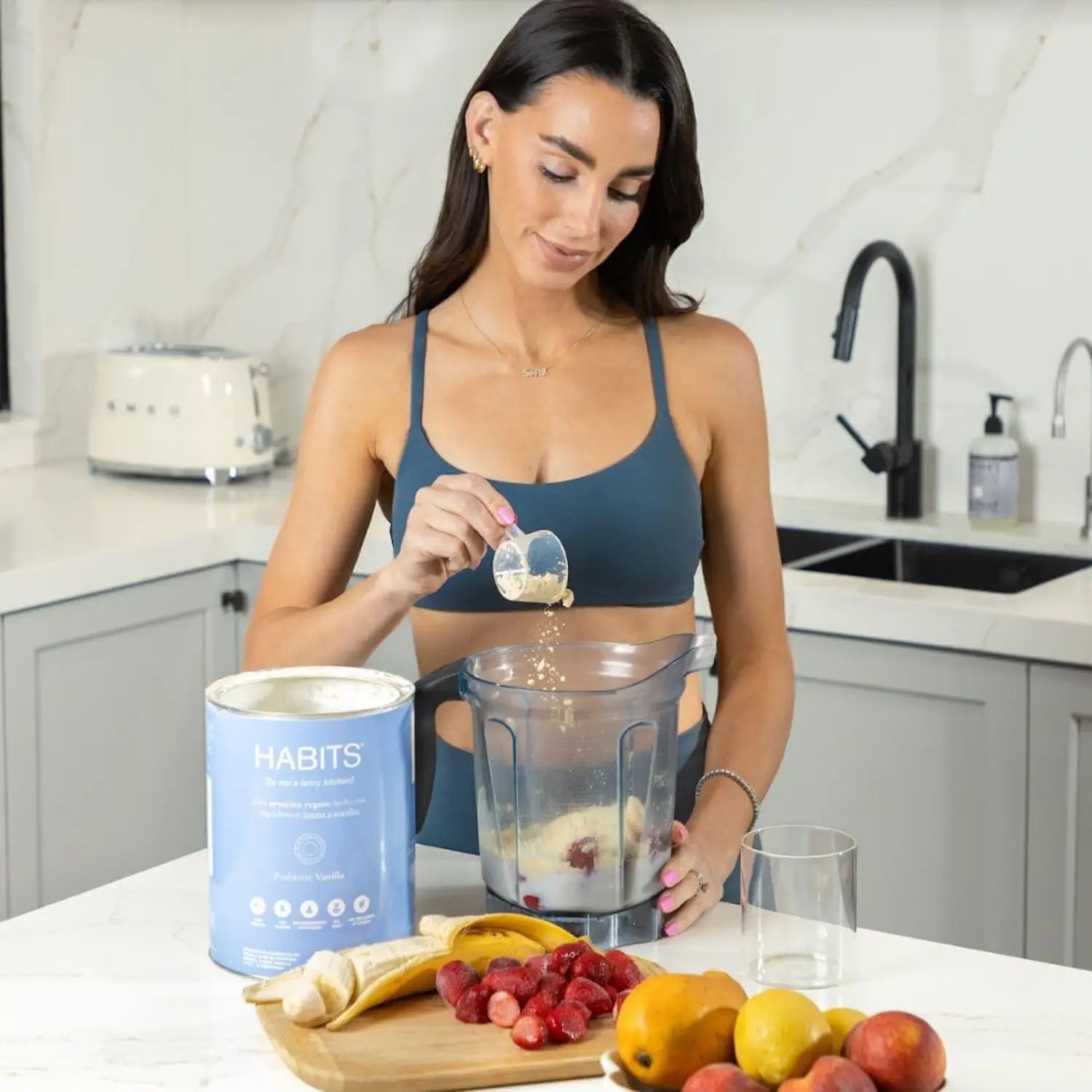 Habits Proteína Vegana Probioticos 488g Sfn VAINILLA