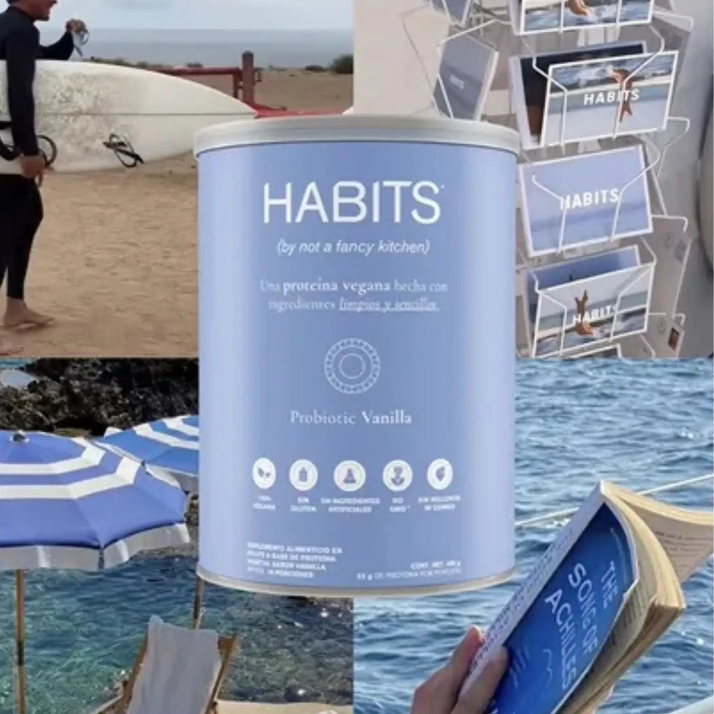 Habits Proteína Vegana Probioticos 488g Sfn VAINILLA