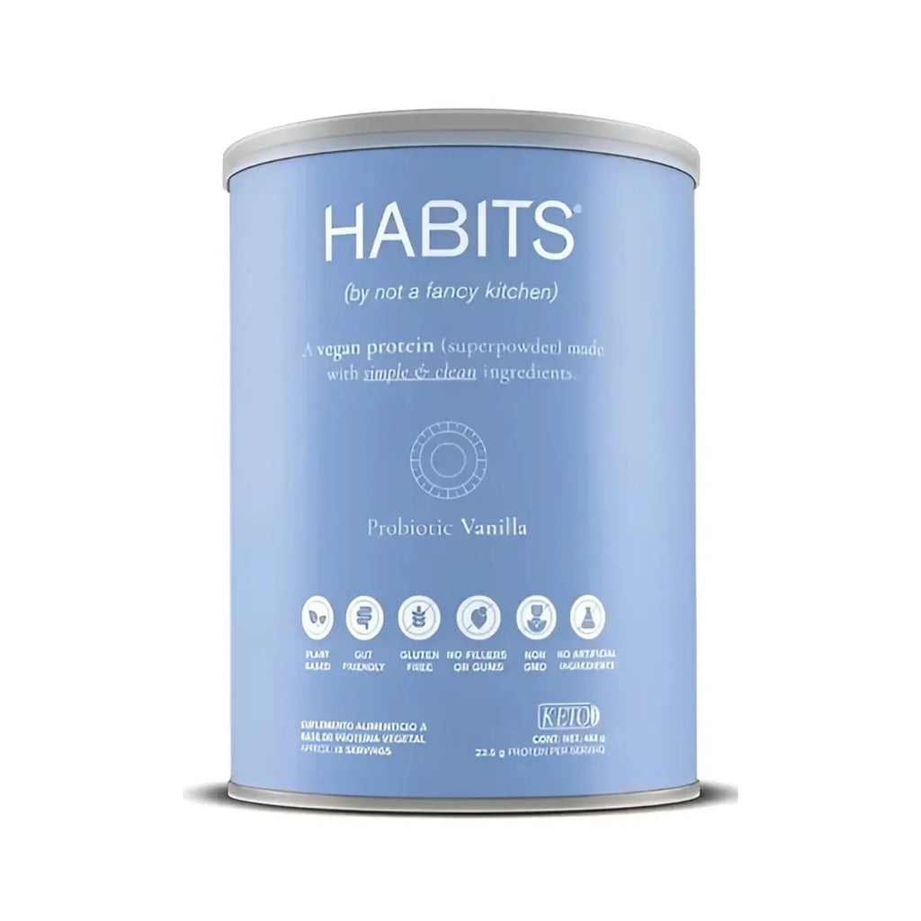 Habits Proteína Vegana Probioticos 488g Sfn VAINILLA