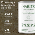 Habits Proteína Vegana Probioticos 488g Sfn NATURAL