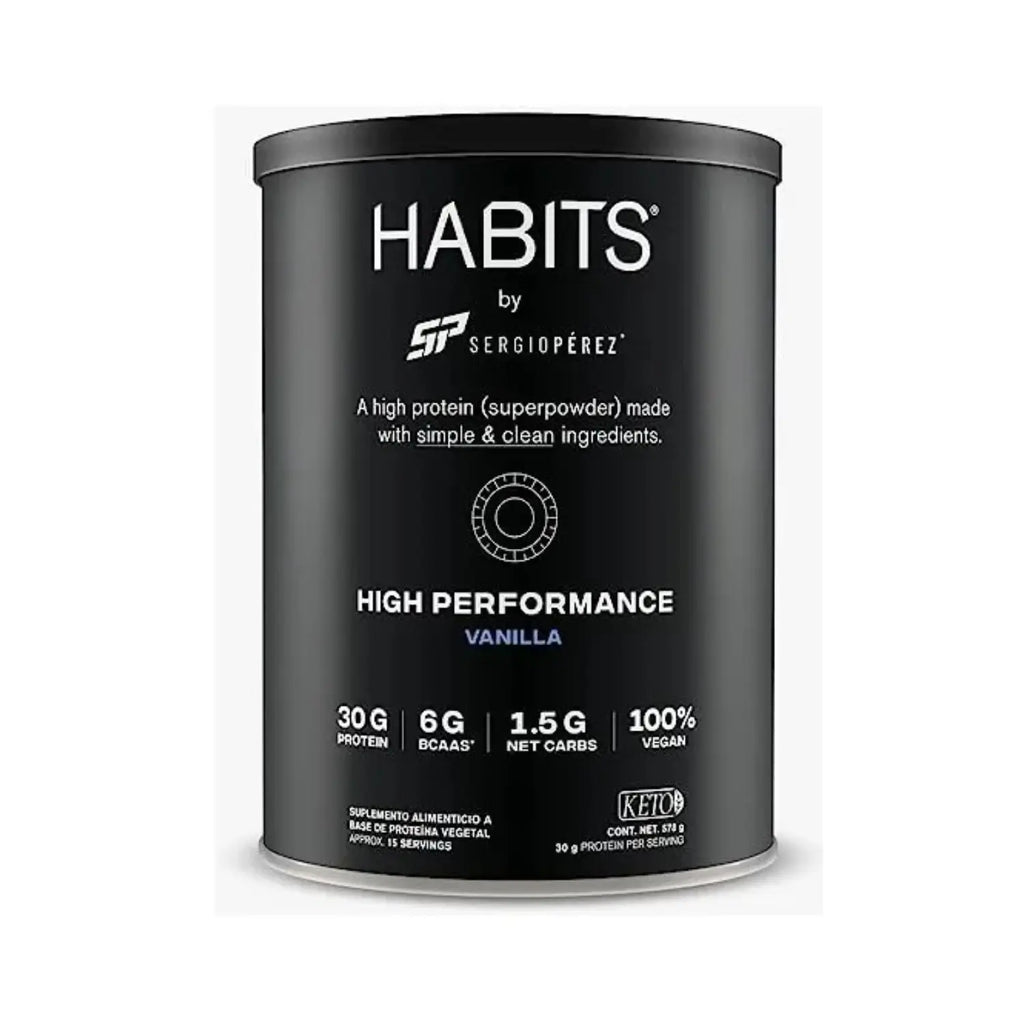 Habits Proteína Vegana By Checo Perez Vainilla 15serv Sfn