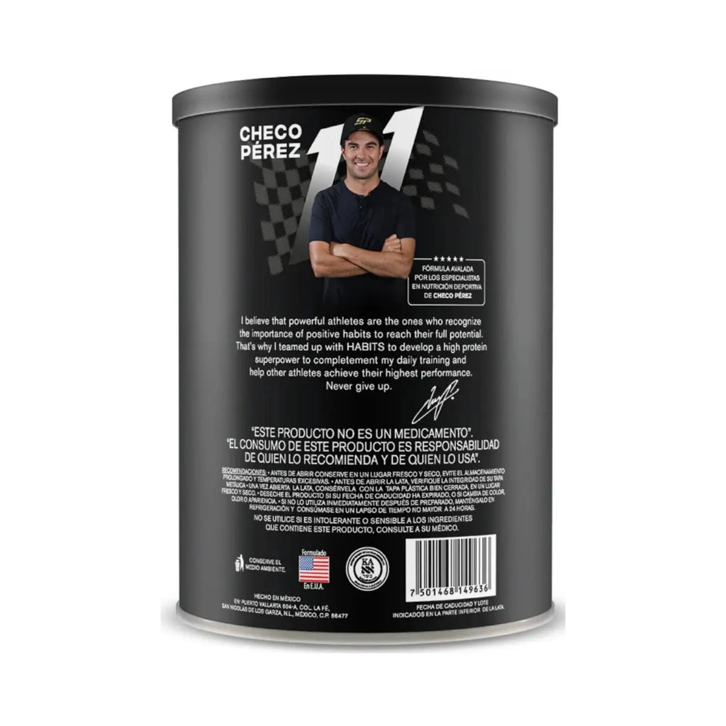 Proteína Habits Vegana By Checo Perez 578g 15serv Sfn SABOR CACAO