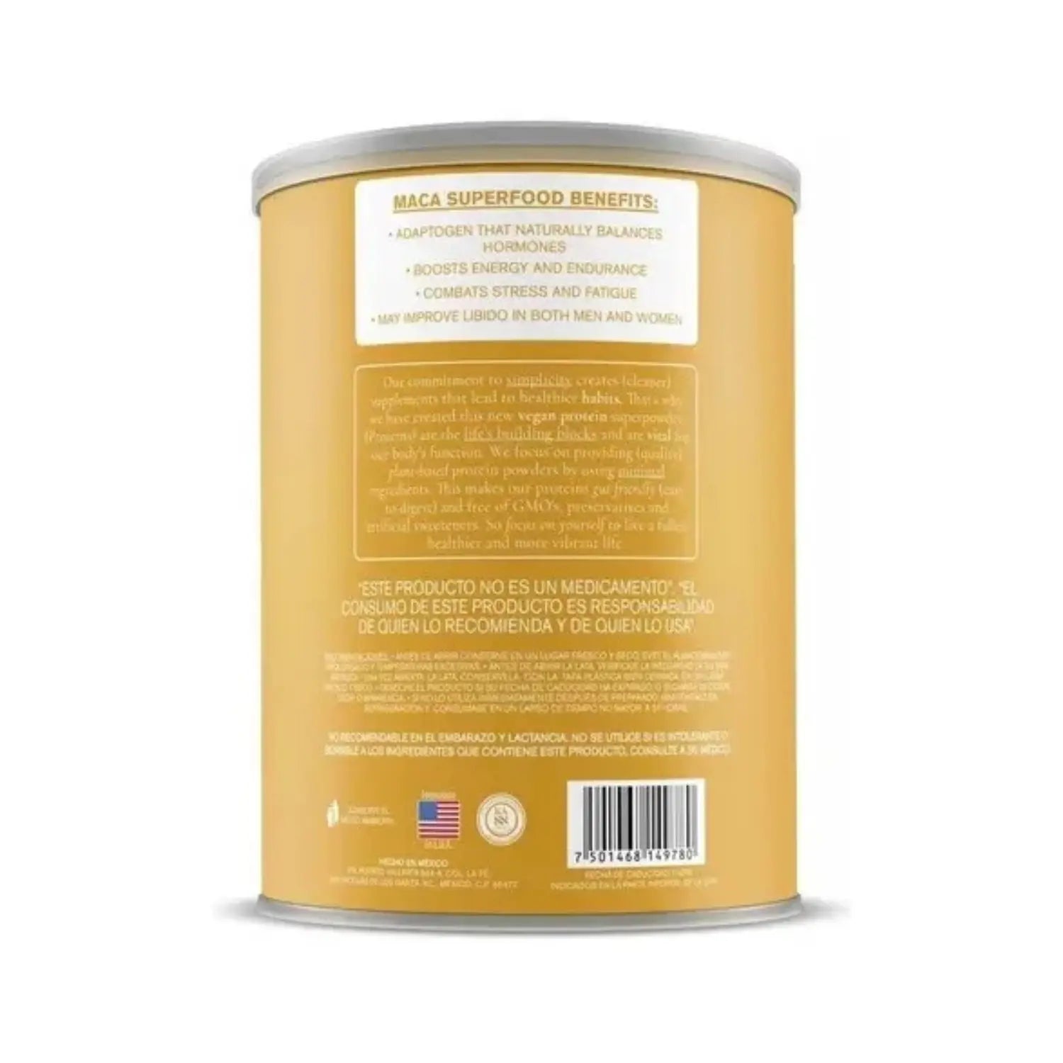Habits Proteína Vegana Probioticos + Superfoods 488g Sfn MACA CACAO