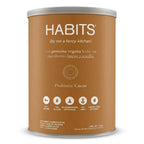 Habits Proteína Vegetal Macchiato 16 Sachets de 30.5 g | Proteína vegana con probióticos | Sabor vainilla y café | Fuente natural de BCAAs | Sin azúcar añadida | Suplemento alimenticio