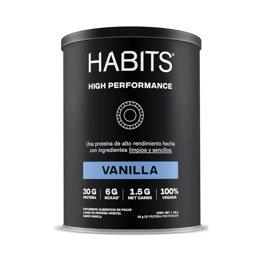 Habits Proteína Vegana By Checo Perez 1078g 27 serv Sfn vainilla
