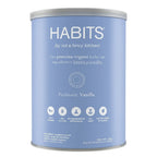 Habits Proteína Vegana Probiotic Vainilla 1220 g | Proteína vegetal con probióticos | 23.5 g de proteína por porción | Fuente natural de BCAAs | Sin azúcar añadida y sin gluten | Suplemento alimenticio