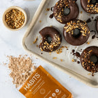 Habits Proteína Vegetal Probiotic Cacao 1220 g | Proteína vegana con probióticos | 22.3 g de proteína por porción | Fuente natural de BCAAs | Sin azúcar añadida y sin gluten | Suplemento alimenticio