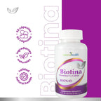 Natural Health Biotina Linea Blanca 60 caps 500mg
